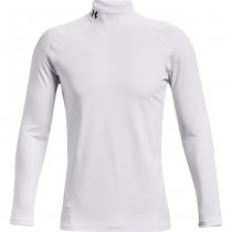 Under Armour Mens ColdGear Fitted Mock - White - S