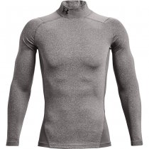 Under Armour Mens ColdGear Compression Mock - Heather Grey - L