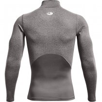 Under Armour Mens ColdGear Compression Mock - Heather Grey - L