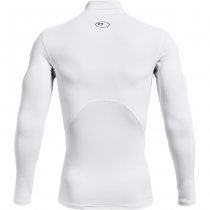 Under Armour Mens ColdGear Compression Mock - White - S