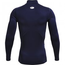 Under Armour Mens ColdGear Compression Mock - Navy Blue - S