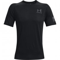 Under Armour Mens Tech Freedom Short Sleeve T-Shirt - Black - S