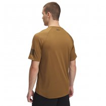 Under Armour Mens Tech Freedom Short Sleeve T-Shirt- Coyote - M