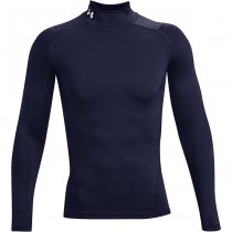 Under Armour Mens HeatGear Mock Long Sleeve - Navy Blue - 3XL