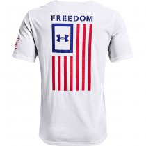 Under Armour Freedom Flag T-Shirt - White / Blue - M