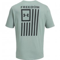 Under Armour Freedom Flag T-Shirt - Silica Green - 2XL