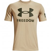 Under Armour Freedom Logo T-Shirt - Desert Sand - L