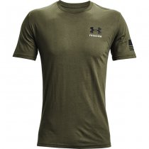 Under Armour Freedom Banner T-Shirt - Marine OD Green / Black - M
