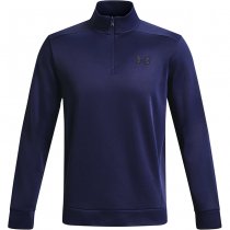 Under Armour Mens Armour Fleece 1/2 Zip - Navy Blue - 2XL
