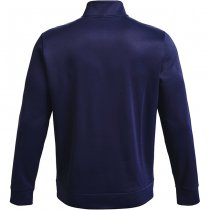 Under Armour Mens Armour Fleece 1/2 Zip - Navy Blue - S