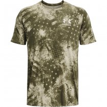 Under Armour Freedom Amp T-Shirt - Marine OD Green - 2XL