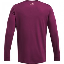 Under Armour Mens Project Rock Brahma Bull Shirt - Purple Gemini / Flare Orange - L