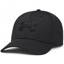 Under Armour Mens Blitzing Low Stretch Fit Cap - Black / Black - XL/2XL
