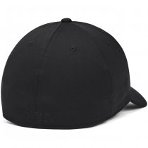 Under Armour Mens Blitzing Low Stretch Fit Cap - Black / Black - XL/2XL