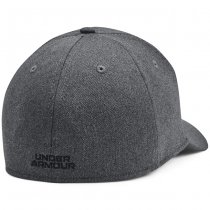 Under Armour Mens Blitzing Low Stretch Fit Cap - Black / Grey - M/L