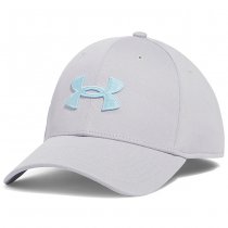 Under Armour Mens Blitzing Low Stretch Fit Cap - Light Grey - S/M