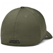 Under Armour Mens Blitzing Low Stretch Fit Cap - Marine OD Green - M/L