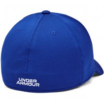 Under Armour Mens Blitzing Low Stretch Fit Cap - Royal - S/M
