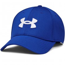 Under Armour Mens Blitzing Low Stretch Fit Cap - Royal - XL/2XL