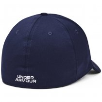 Under Armour Mens Blitzing Low Stretch Fit Cap - Navy Blue - S/M