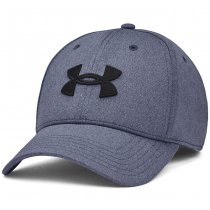 Under Armour Mens Blitzing Low Stretch Fit Cap - Navy Blue Full Heather - XL/2XL