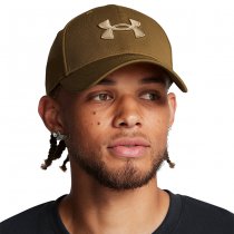 Under Armour Mens Blitzing Low Stretch Fit Cap - Coyote - S/M