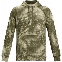 Under Armour Freedom Rival Fleece Amp Hoodie - Marine OD Green - M
