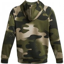 Under Armour Freedom Rival Fleece Amp Hoodie - Marine OD Green / Khaki Base - S