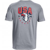 Under Armour Freedom Eagle T-Shirt - Steel Medium Heather - M