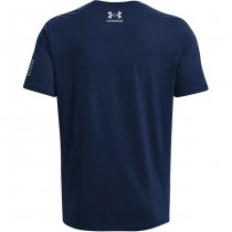 Under Armour Freedom Big Flag Logo Lockup T-Shirt - Academy - XL