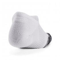 Under Armour Performance Tech 3-Pack Ultra Low Socks - White / White / Jet Grey - XL