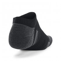 Under Armour Performance Tech 3-Pack No Show Socks - Black / Jet Grey - M