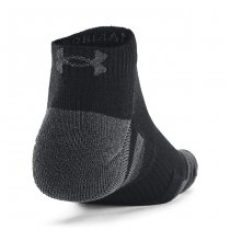Under Armour Performance Tech 3-Pack Low Cut Socks - Black / Jet Grey - XL