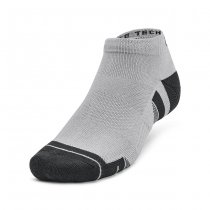 Under Armour Performance Tech 3-Pack Low Cut Socks - Mod Grey / White / Jet Grey - M