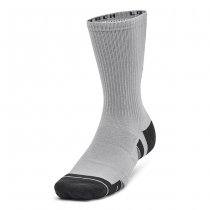 Under Armour Performance Tech 3-Pack Crew Socks - Mod Grey / White / Jet Grey - XL