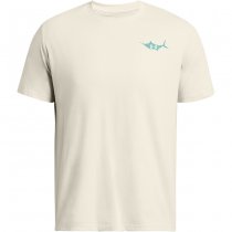Under Armour Mens Marlin Short Sleeve - Silt / Radial Turquoise - S