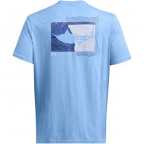 Under Armour Mens Marlin Short Sleeve - Tech Blue - XL