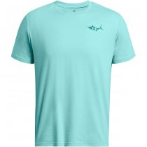 Under Armour Mens Marlin Short Sleeve - Radial Turquoise / Coastal Teal - M