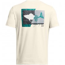 Under Armour Mens Walleye Short Sleeve - Summit White / Coastal Teal - 3XL