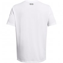 Under Armour Mens Sportstyle Logo Short Sleeve - White / Black - L