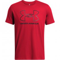 Under Armour Mens Foundation Short Sleeve - Red - XL