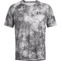 Under Armour Mens Freedom Camo T-Shirt - Mod Grey / Black - XL