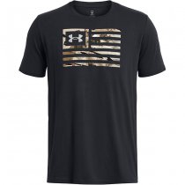 Under Armour Mens Freedom Flag Printed T-Shirt - Black - L