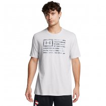 Under Armour Mens Freedom Flag Printed T-Shirt - Halo Grey - 3XL