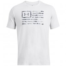 Under Armour Mens Freedom Flag Printed T-Shirt - Halo Grey - XL