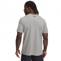 Under Armour Mens Freedom Flag Printed T-Shirt - Steel Medium Heather / Black - S