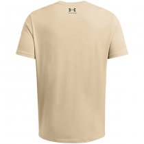 Under Armour Mens Freedom Flag Printed T-Shirt - Desert Sand - S