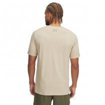 Under Armour Mens Freedom Flag Printed T-Shirt - Desert Sand / Bayou - M