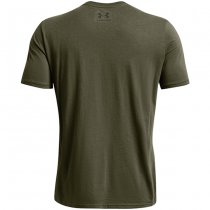 Under Armour Mens Freedom Flag Printed T-Shirt - Marine OD Green - 3XL