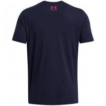 Under Armour Mens Freedom Flag Printed T-Shirt - Navy Blue - M